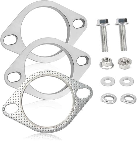 2.5 inch exhaust flange 2 bolt